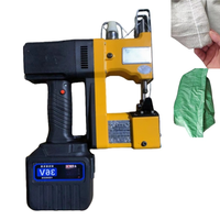 Machine à coudre industrielle portable à batterie au lithium pour la fermeture de sacs en cuir de serpent tissé et de sacs en papier avec fonction de point de chaînette