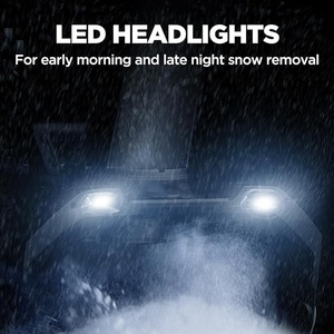 Souffleuse à neige à batterie au lithium de 12 pouces, machine à déneiger manuelle, moteur sans balais tout en cuivre résistant à la chaleur - Product Image 4