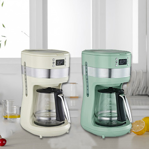 Nueva Cafetera Eléctrica Blanca de Lujo de 1400 ml, Cafetera Comercial Multifuncional de Goteo Digital - Product Image 5
