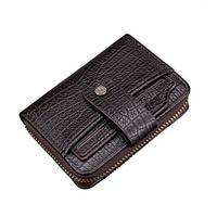 Tas Pinggang Pria Zenos New Men's Fanny Pack Cross-Border Business 9-Slot dengan Gesper Motif Batu untuk Pria