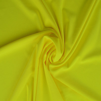 Tela de punto sólido de Spandex de nailon mate, protección UV de 4 vías, 190gsm