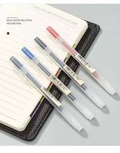 ชุดปากกาเจลพลาสติกยี่ห้อ <span class=keywords><strong>MUJI</strong></span> ของญี่ปุ่น แบบหมึกเจลสีดำ ขนาด 0.5 มม. สำหรับใช้ในสำนักงานและโรงเรียน - Product Image 6