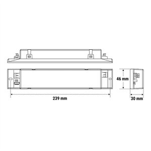Beghelli Inverter <b>Led</b> Emergency <b>Driver</b> 26x11x5.5 Cm Selv Safety For <b>Led</b> Lighting - Product Image 3