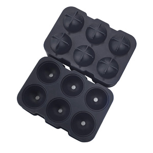 6er-Eiswürfelform aus Silikon für große Eiswürfel – einfaches Entnehmen, schnelles Einfrieren, ideal für Whiskykühlung (Großpackung) - Product Image 4