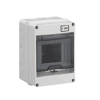 KANGGE Scatola di Distribuzione Impermeabile IP65 HT-8Way per Esterni, Montaggio a Pannello, in Plastica ABS per Strumenti Elettronici