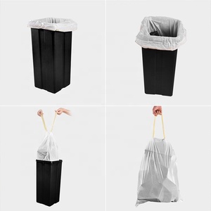 Bolsas de Basura, Bolsas para Basura de 13 Galones, Grandes y Altas, con Cordón, Resistentes, para Contenedor de Basura (5 Rollos/115 Unidades) - Product Image 3