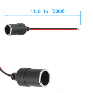 Car charging cigarette <b>lighter</b> female socket power cord, car recorder, car charging voltage reducing Factory direct sales L169 - Product Image 2