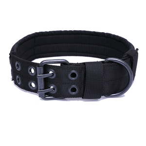 <span class=keywords><strong>Collar</strong></span> Táctico para Perro de Alta Calidad, Resistente al Desgaste, de Nailon y Algodón Ecológico, Ajustable y Personalizable para Entrenamiento - Product Image 1