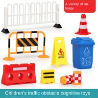 LASIVE TOYS Miniature Circulation Routière Parking Simulation Props Enfants Éducatifs Cognitifs DIY Circulation Accessoires