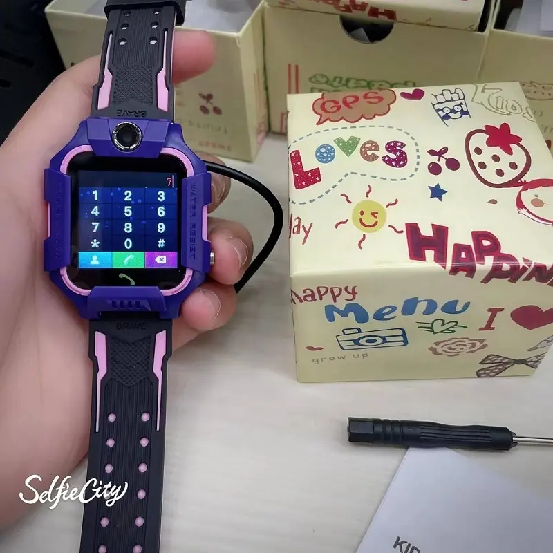 Smart watch phone for child Q19 sports smartwatch phone android for children ip68 GPS video cell SMART KIDS WATCH with sim