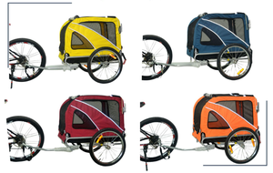 JXB Sustainable Steel Tube Foldable <strong>Pet</strong> <strong>Bike</strong> Trailer Comfortable Ride Dog Bicycle <strong>Carrier</strong> <strong>for</strong> Small to Medium Sized Dogs - Product Image 5