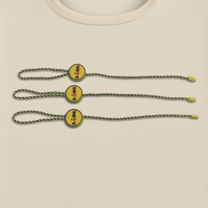 Cordón de Plástico Ecológico de Alta Calidad para Etiquetas Colgantes con Logotipo en Relieve para Prendas, Zapatos y Bolsos - Product Image 2