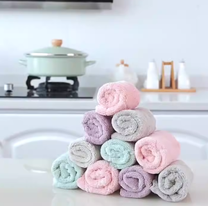 Individuelle Mikrofaser-Reinigungskleider für Küche Export Geschirr und Handtuch Korallenseiden-Hausreinigungsstäbchen - Product Image 4