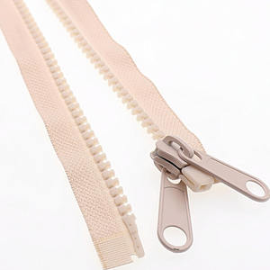 Fermeture éclair en plastique à glissière autobloquante, fermeture éclair en résine de haute qualité, fabricant sur mesure, couleur et taille personnalisées, fermeture éclair en plastique pour vêtements, sacs - Product Image 2