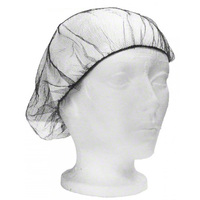 Filet à cheveux jetable en nylon avec bande élastique, couvre-chef respirant pour usage industriel et restauration