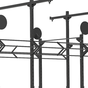 VULCANFIT - Plataforma Metálica Independiente para Entrenamiento Funcional, 10 Secciones con Soporte para Pelotas de Pared - Product Image 4