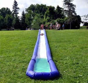 Toboggan d'été de 23m à deux voies Standard avec piscine Toboggan <span class=keywords><strong>gonflable</strong></span> N pour la fête de l'eau toboggan pour adultes - Product Image 5