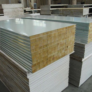 Panneaux sandwich durables en <span class=keywords><strong>laine</strong></span> <span class=keywords><strong>de</strong></span> <span class=keywords><strong>roche</strong></span> écologiques <span class=keywords><strong>de</strong></span> style design industriel, imperméables et résistants au feu, garantie 5 ans - Product Image 4