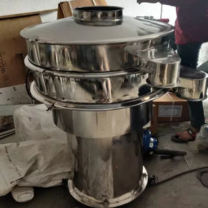 Machine de tamisage vibratoire numérique automatique industrielle avec composants PLC pour la séparation des poudres fines et des granulés - Product Image 1