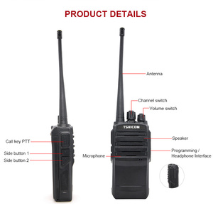 Radios Bidireccionales Profesionales Comerciales de Largo Alcance de 10 km, Walkie Talkie - Product Image 6