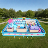 Parc de jeux gonflables, Château gonflable, Parcours d'obstacles gonflable, Aire de jeux gonflable pour enfants, Prix abordable