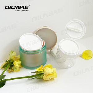 Mascarilla facial con tapa abatible personalizada al por mayor, tarro cosmético con <span class=keywords><strong>pinzas</strong></span> para tóner facial, almohadillas <span class=keywords><strong>de</strong></span> algodón húmedas - Product Image 3