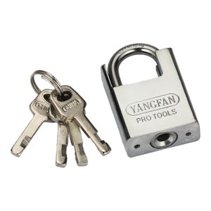 आउटडोर उपयोग भंडारण इकाइयों के लिए एंटी-चोरी पॉलिश स्टेनलेस स्टील वाटरप्रूफ पैडलॉक - Product Image 4