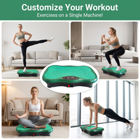 Plateforme vibrante pour drainage lymphatique et amincissement, appareil de fitness à vibrations