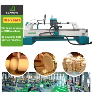 Máquina de madera de torno cnc, máquina de carpintería, bate de béisbol, torno de torneado de madera cnc