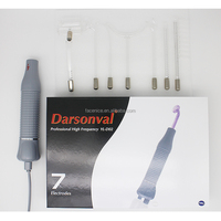 Darsonval portable à 7 tuyaux, rajeunisseur de peau à haute fréquence, dispositif galvanique portable d'élimination de l'acné à haute fréquence, 2022