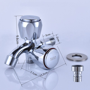 Robinet mural en alliage de zinc chromé, piscine de jardin et vadrouille évier robinet d'eau <span class=keywords><strong>Sanipro</strong></span> robinet de blanchisserie - Product Image 5