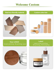 Çevre dostu 50g 30ml 100ml cam ahşap kozmetik losyon <span class=keywords><strong>Serum</strong></span> ambalaj seti boş lüks cilt bakımı krem kavanozu ve şişeler - Product Image 6