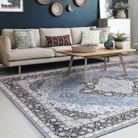 פוליאסטר קריסטל קטיפה אנטי להחליק רחיץ מודפס karpet 3d פרסית עיצוב שטיח ייצור זול מחיר tapete alfombras