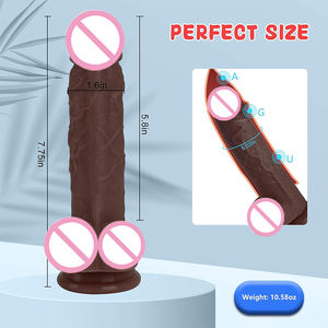 <span class=keywords><strong>Gode</strong></span> géant en silicone artificiel Pour Femmes Xl réaliste de 12 pouces, jouet épais et sexy pour adultes, énormes godes longs pour hommes et femmes - Product Image 3