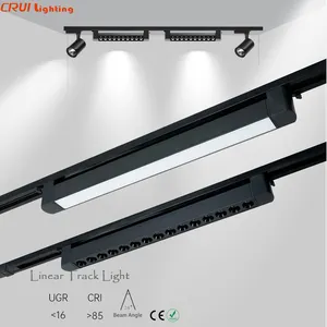 180 degrees adjustable ceilling 2 wiers 220V high quality clothing store track lighting