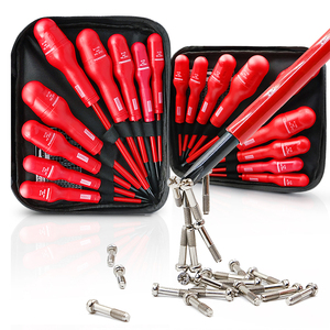 9PCS Kit 1000V Electrician High Multi <b>Bit</b> Flat Slotted Magnetic Insulated Hand Tool <b>Screwdriver</b> <b>Set</b> - Product Image 2