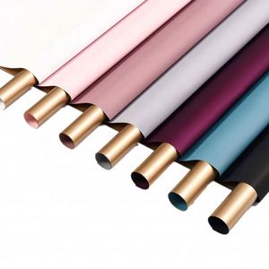 Papier de fleuriste bio imperméable personnalisé pour l'emballage des fleurs, pack promotionnel - Product Image 1