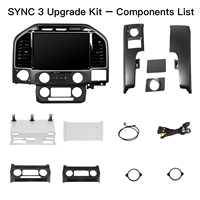 Kit multimédia Carabc nouvelle génération pour Ford F150 F250 2015 à 2020 SYNC2 SYNC3 8 pouces à 12 pouces, écran Lincoln style OEM