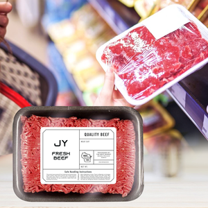 Custom <span class=keywords><strong>Freezer</strong></span> Grade White Direct Thermal Liner less Kühlkette Fleisch Lebensmittel verpackungs etikett mit SC II Serie AW4600 SM5300 SM5500 - Product Image 1