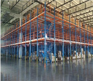 Dongjian tùy chỉnh công nghiệp thép mezzanines tải nặng Công suất kho lưu trữ lửng hệ thống hàng hóa thiết bị lưu trữ - Product Image 6