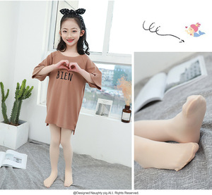 Collants pour filles à bas prix unis multi-couleurs peau blanche et noire collants de compression pour enfants - Product Image 2