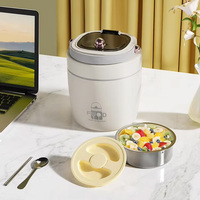 Bunte 304 Edelstahl 1,3L Doppelwandige Isolierte Lunchbox mit 12-Stunden-Isolierung für Essen zum Mitnehmen Tiffin-Box