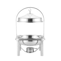 Speisenwärmer mit Edelstahl-Luxus-Chafing-Dishes Restaurant-Buffet-Set Hotel-Party-Chafing-Dish-Buffet-Set mit Klappdeckel