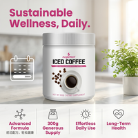 OLLI OEM Private Label Detox Slimming Coffee L-carnitine Weight Loss Body Slim Skinny Iced Coffee Powder