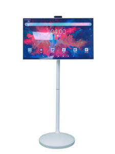 <span class=keywords><strong>Smart</strong></span> <span class=keywords><strong>TV</strong></span> LED Touchscreen da 32 Pollici con Mobile <span class=keywords><strong>Bianco</strong></span> per Camera da Letto, Cucina e Uso Esterno - Product Image 3