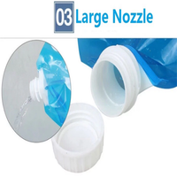 Industriële fruitsap pouch met gravureprint, waterverpakking PE zak voor voedselgebruik, buitenwaterzak