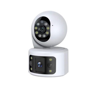 Caméra réseau intelligente V380 HD avec vision nocturne, moniteur intérieur sans fil WiFi pour bureaux, magasins, maisons, affichage à distance activé - Product Image 1