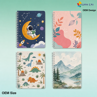 Impresión de Cuadernos Espirales Personalizados A5, Cuaderno de Dibujos Animados, Diseño OEM para Estudiantes y Niños