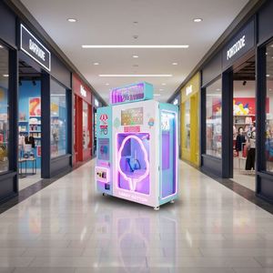 Distributeur automatique de crème glacée avec accepteur de pièces/billets, éclairage LED, construction en ABS et métal, usage commercial, garantie 1 an, en anglais - Product Image 4