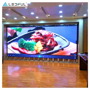 HD fisso a colori ad alta luminosità SMD P2.5 P3 P4 P5 P6 pubblicità interna HD LED Video Wall Display Display insegne interne